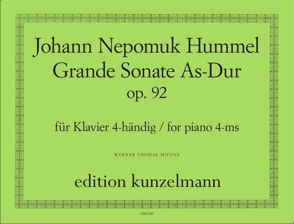 Grande Sonate As-Dur Op. 92